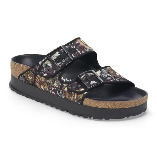 Women's Birkenstock Arizona Flex Platform - Brocade Black