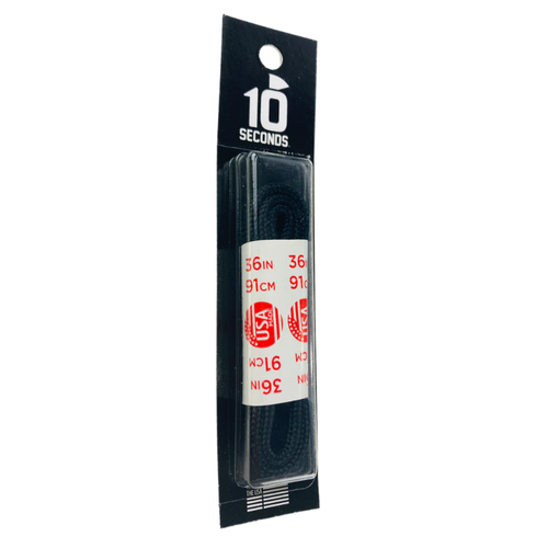 10 Seconds 36" Round Dress Laces - Black
