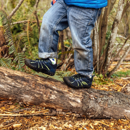 KEEN Kids' Chandler 2 CNX Sneaker in Black Iris/Evening Primrose