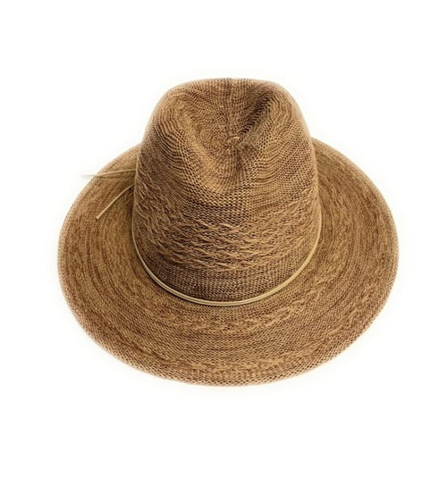 Women's Shihreen Woven Fedora Brim Hat - Camel