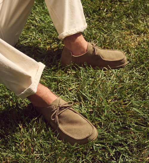 Birkenstock Pasadena in Taupe Suede