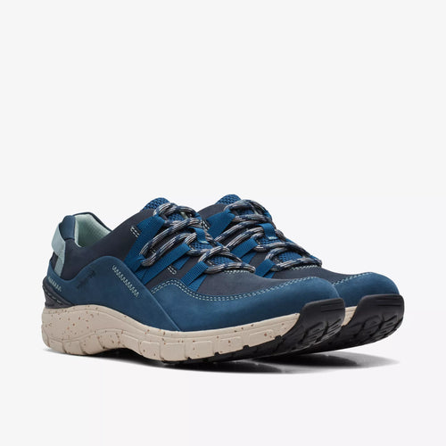 Women's Clarks Wave Range WP - Blue Combi