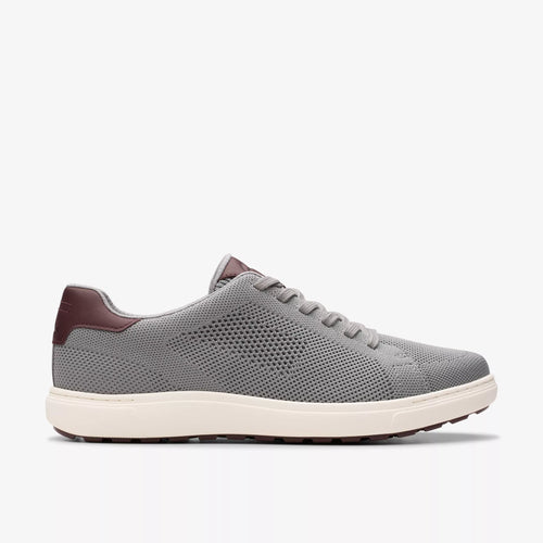 Men's Clarks Mapstone Lace - Grey Knit