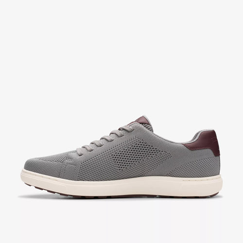 Men's Clarks Mapstone Lace - Grey Knit
