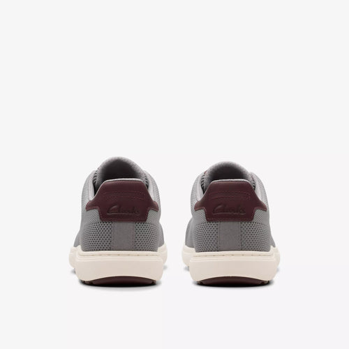 Men's Clarks Mapstone Lace - Grey Knit