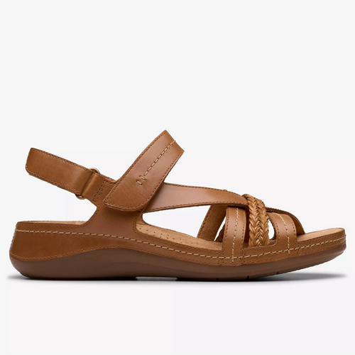 Women's Clark Cecily Strap - Tan Combination