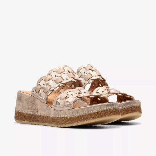 Women's Clarks Kassanda Mule - Metallic Combination