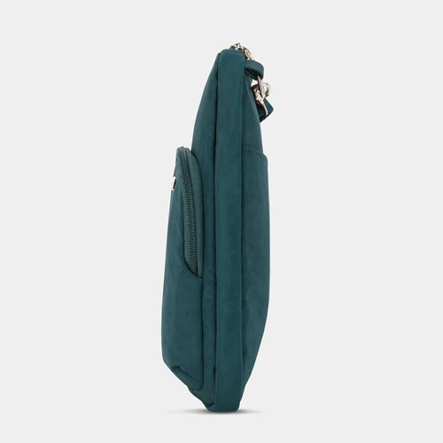Travelon Anti-Theft Essentials Mini Asymmetric Crossbody - Peacock