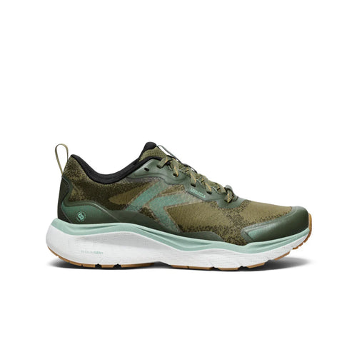Women's KEEN Leiki Waterproof Hiking Shoe - Winter Moss/Granite Green
