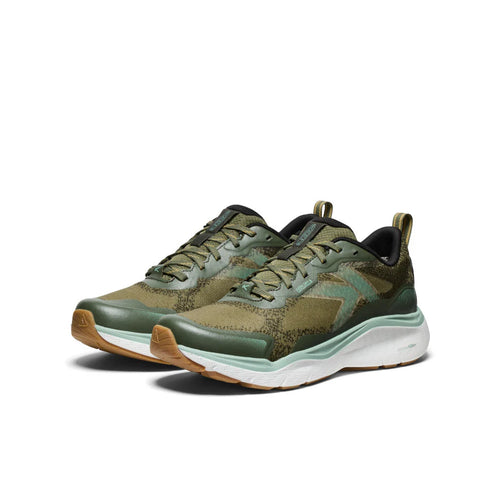 Women's KEEN Leiki Waterproof Hiking Shoe - Winter Moss/Granite Green