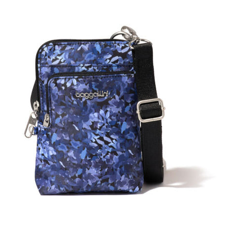 Baggallini Activity Crossbody Bag - Indigo Petal