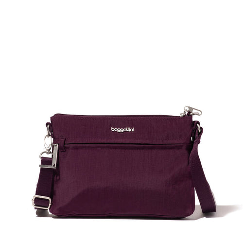 Baggallini Memento Crossbody - Mulberry