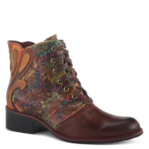 Women's L'Artiste Benatar Western Bootie - Brown Multi