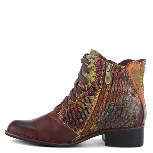 Women's L'Artiste Benatar Western Bootie - Brown Multi
