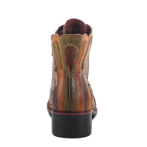 Women's L'Artiste Benatar Western Bootie - Brown Multi
