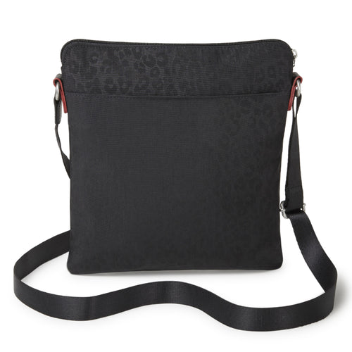 Baggallini Go Bagg with Wristlet – Black Cheetah Emboss