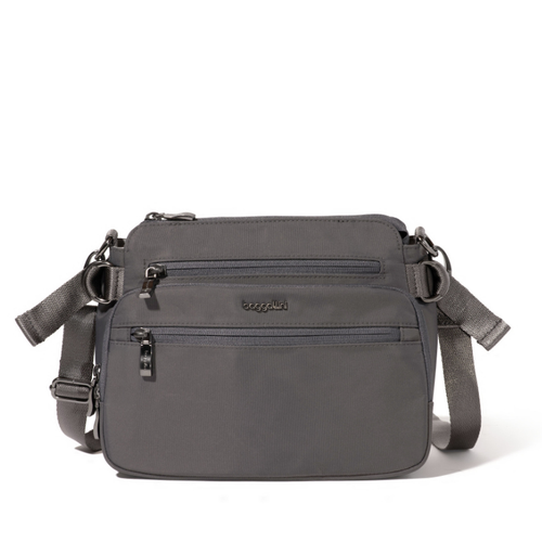 Baggallini Marais Crossbody – Smoke Twill