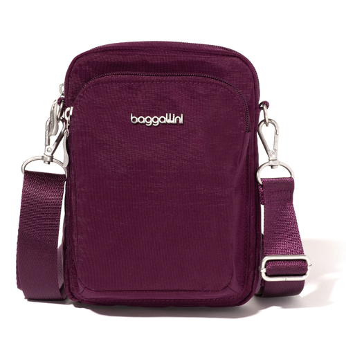 Baggallini Modern Everywhere Explorer Crossbody – Mulberry