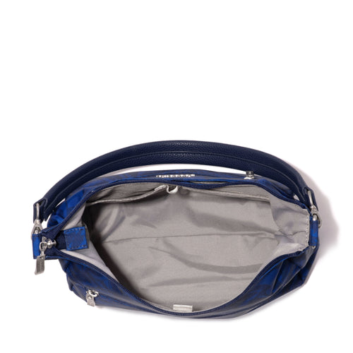 Baggallini Modern Pocket Half Moon Bag - Nightfall Floral