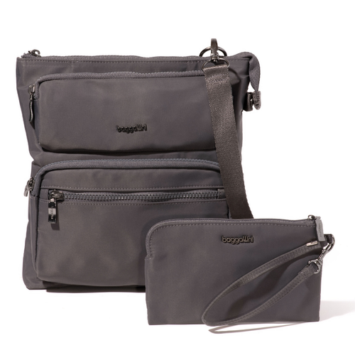 Baggallini Nolita Crossbody - Smoke Twill