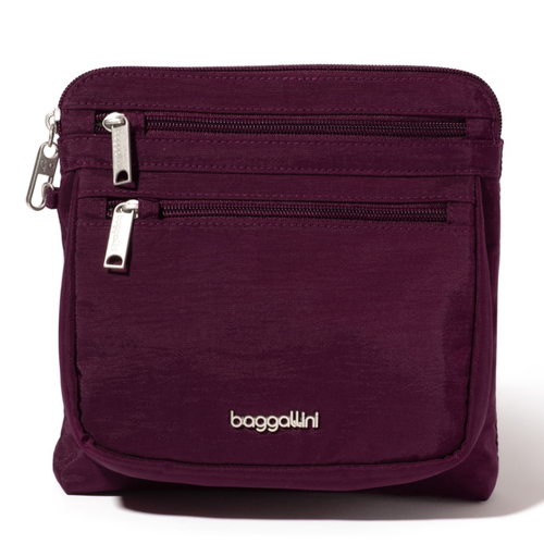 Baggallini Securtex Anti-Theft Crossbody – Mulberry