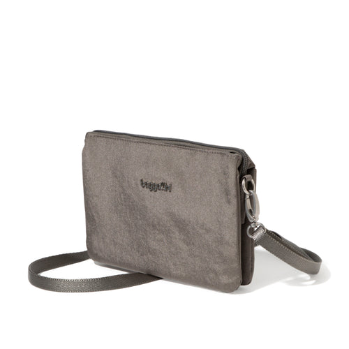 Baggallini The Only Mini Bag – Sterling Shimmer