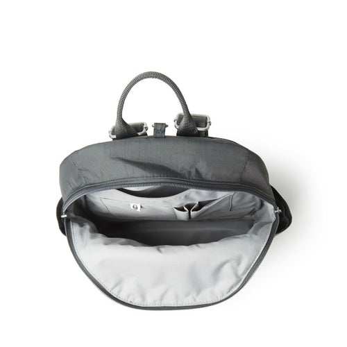 Baggallini Securtex Anti-Theft Vacation Backpack - Charcoal