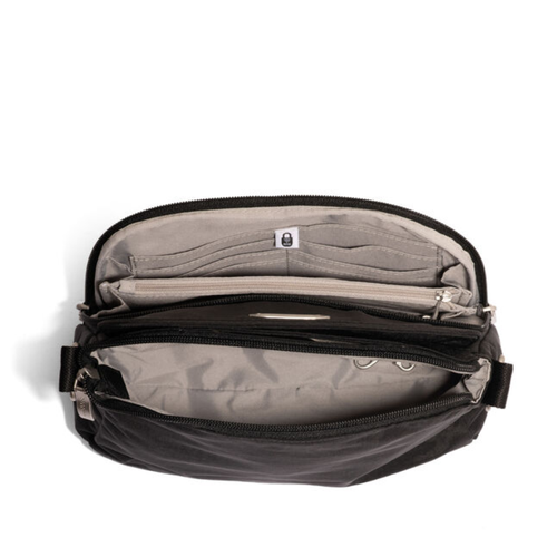 Baggallini Coastal Flip Lock Crossbody - Black