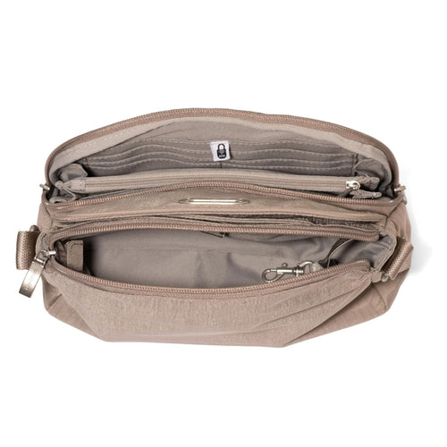 Baggallini Coastal Flip Lock Crossbody - Moonrock