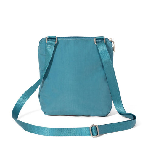 Baggallini Coastal Flip Lock Mini Crossbody - Seaside Blue