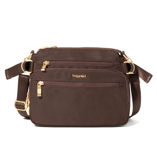 Baggallini Marais Crossbody – Ganache Twill