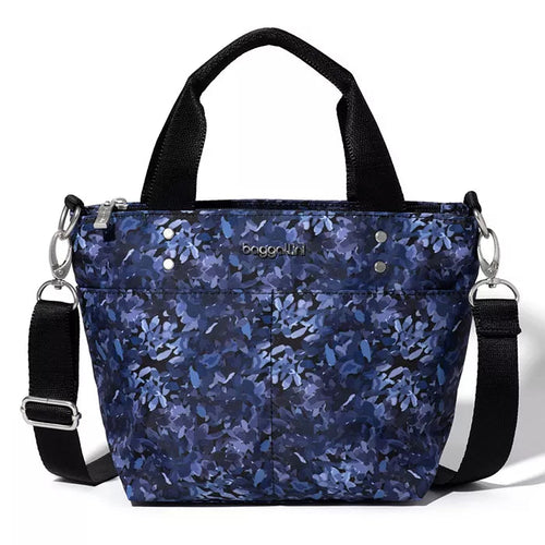 Baggallini Mini Carryall Tote - Indigo Petal