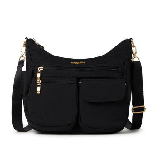 Baggallini Modern Everywhere Bag - Black With Gold Hardware