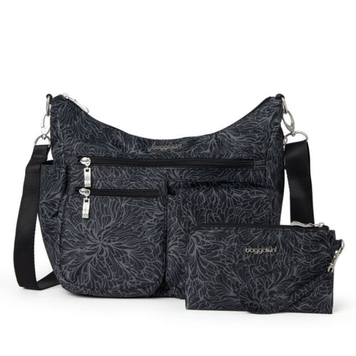 Baggallini Modern Everywhere Bag - Midnight Blossom