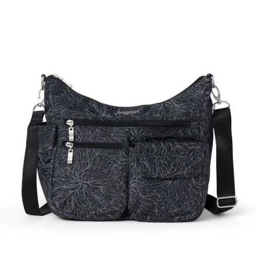 Baggallini Modern Everywhere Bag - Midnight Blossom