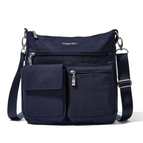 Baggallini Modern Everywhere Slim Crossbody - French Navy