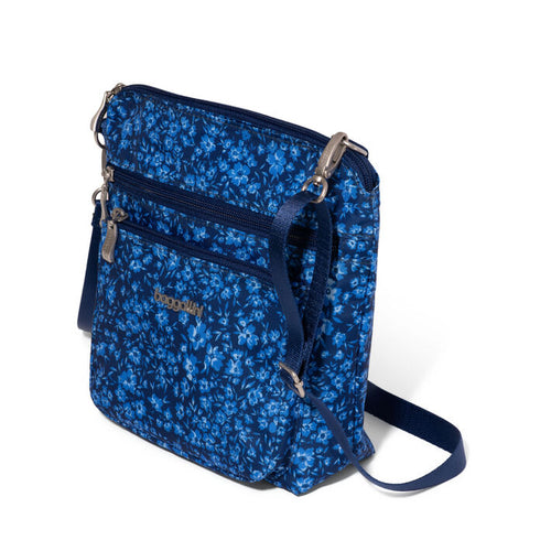Baggallini Modern Pocket Crossbody - Navy Petal