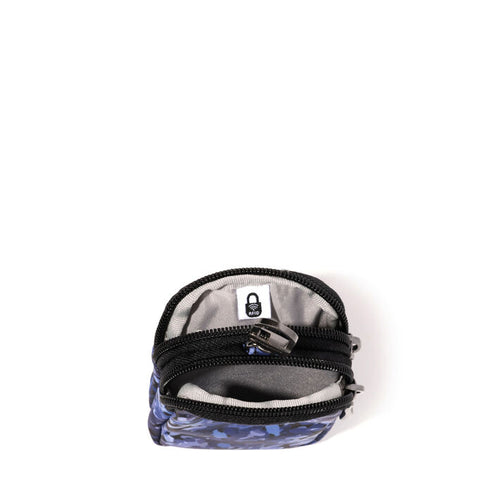 Baggallini On the Go Mini Pouch - Indigo Petal