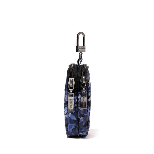 Baggallini On the Go Mini Pouch - Indigo Petal