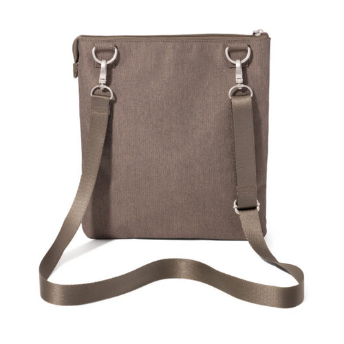 Baggallini Out and About Crossbody - Dark Umber Heritage