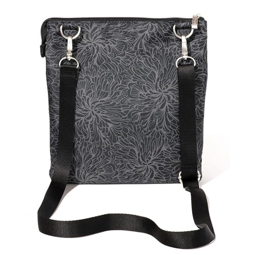 Baggallini Out and About Crossbody - Midnight Blossom