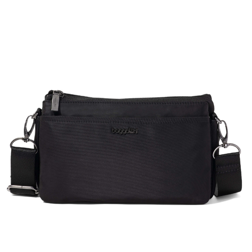 Baggallini Perry Crossbody - Black Twill