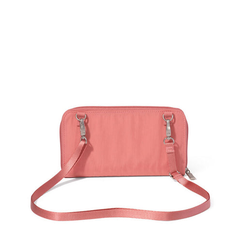 Baggallini RFID Phone Wallet Crossbody - Terracotta