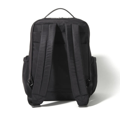 Baggallini Tribeca Expandable Laptop Backpack - Black Twill