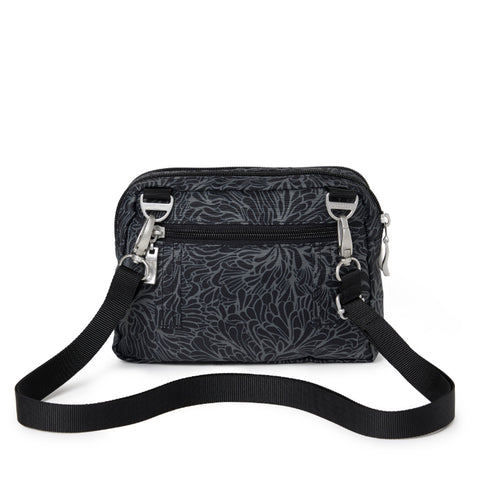 Baggallini Triple Zip Bagg – Midnight Blossom