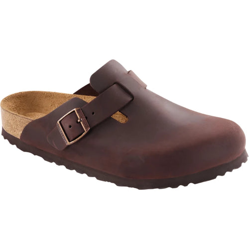 Women’s Birkenstock Boston Soft Footbed – Habana Oiled Leather