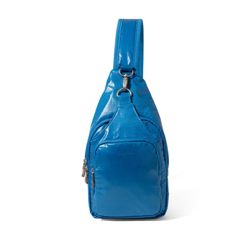 Baggallini Central Park Sling - Cerulean Gloss Ripstop