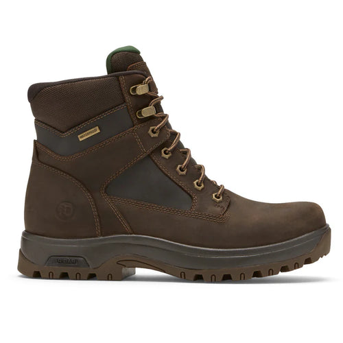 Men's Dunham 8000Works Waterproof - Brown Leather