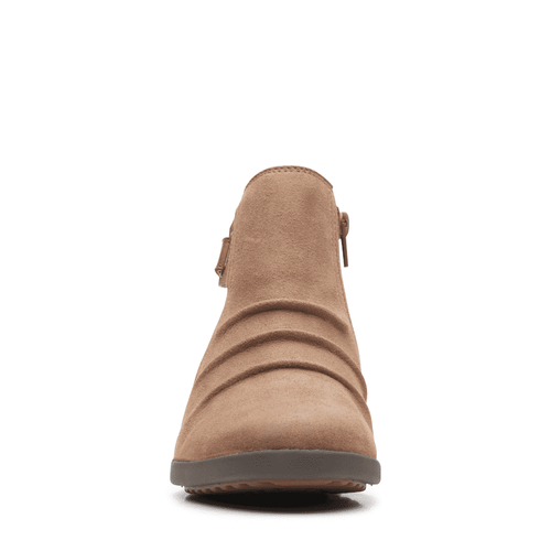 Women's Clarks Tamzen Mid - Tan Waxy Suede