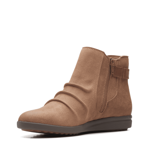 Women's Clarks Tamzen Mid - Tan Waxy Suede